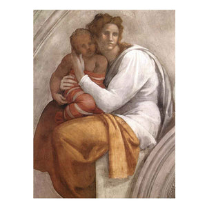 Zerubbabel - Abiud - Eliakim (detail) By Michelangelo Buonarroti
