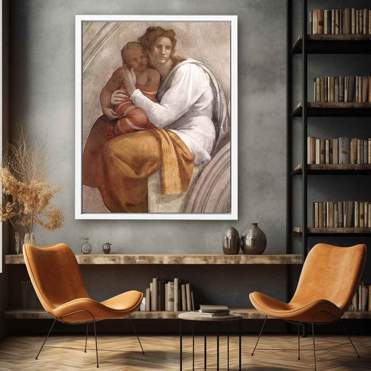 Zerubbabel - Abiud - Eliakim (detail) By Michelangelo Buonarroti