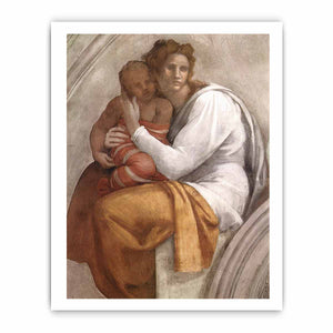 Zerubbabel - Abiud - Eliakim (detail) By Michelangelo Buonarroti