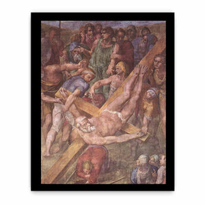 Martyrdom of St Peter (detail) By Michelangelo Buonarroti