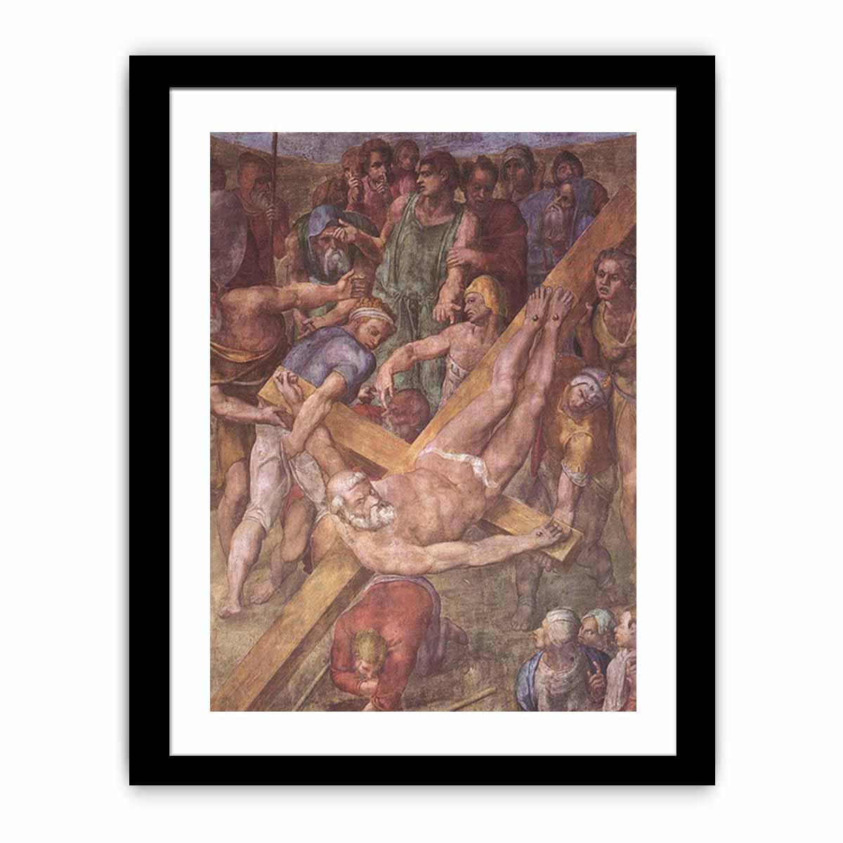 Martyrdom of St Peter (detail) By Michelangelo Buonarroti