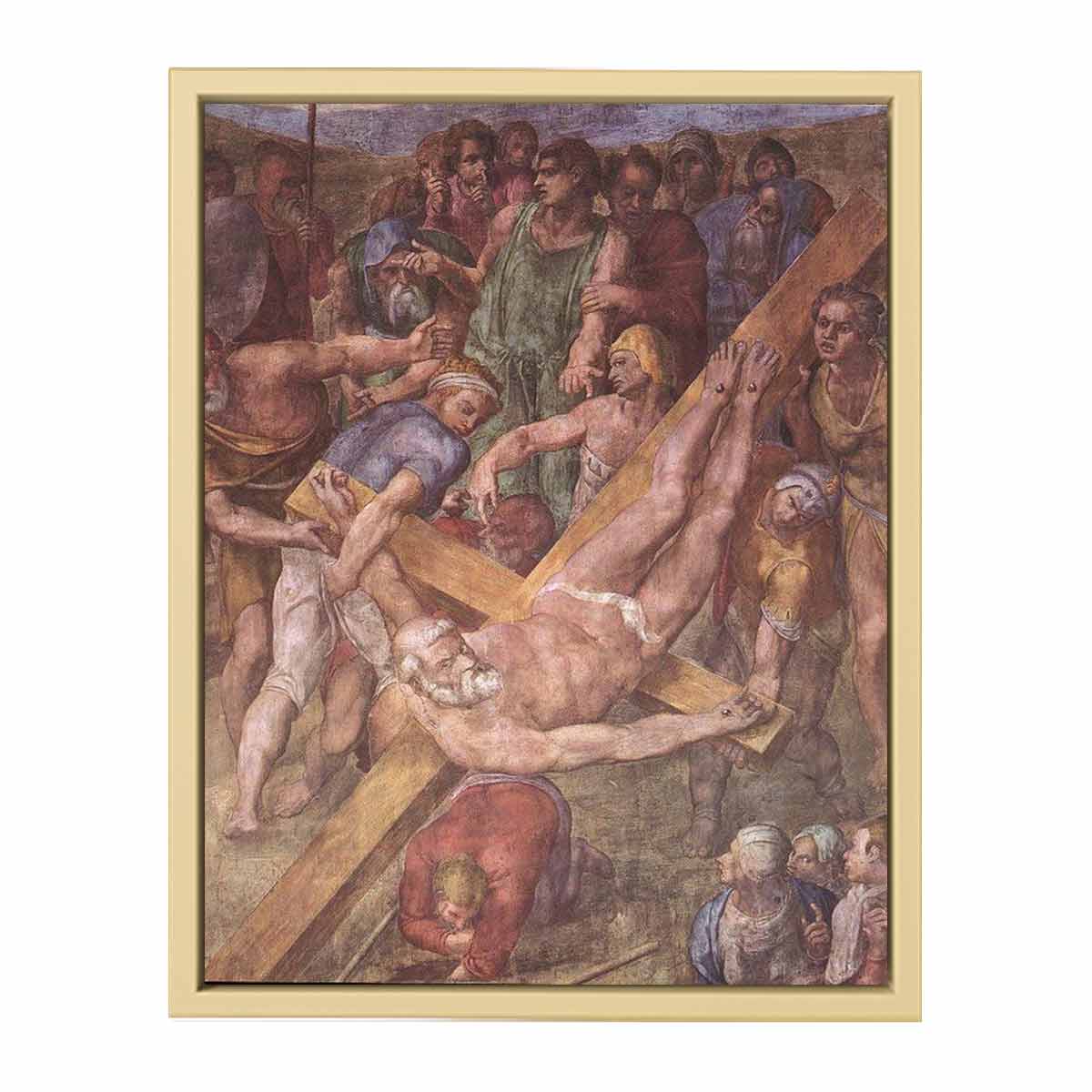 Martyrdom of St Peter (detail) By Michelangelo Buonarroti