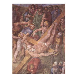 Martyrdom of St Peter (detail) By Michelangelo Buonarroti