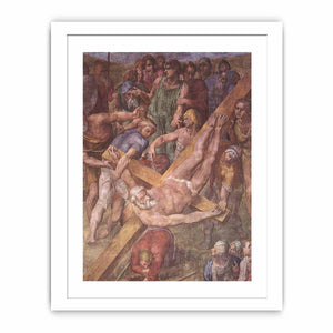 Martyrdom of St Peter (detail) By Michelangelo Buonarroti
