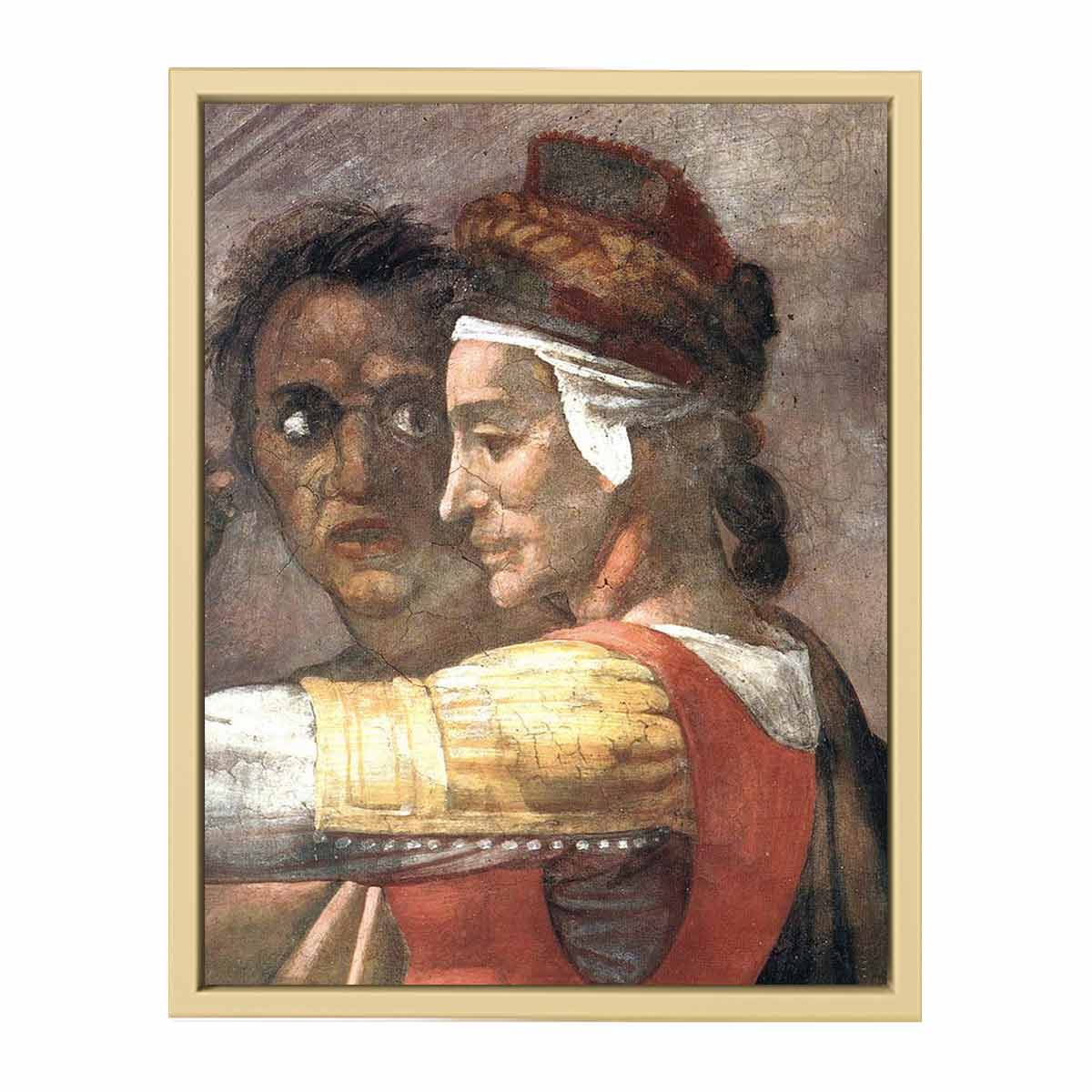Eleazar - Matthan (detail) By Michelangelo Buonarroti