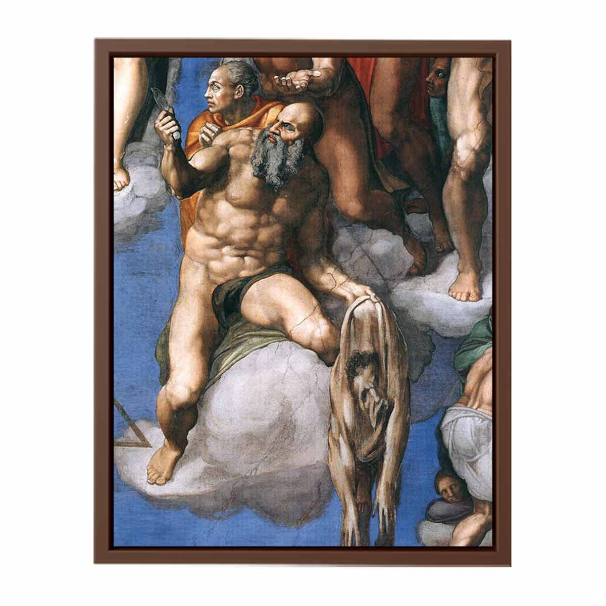 The Last Judgment (detail) By Michelangelo Buonarroti
