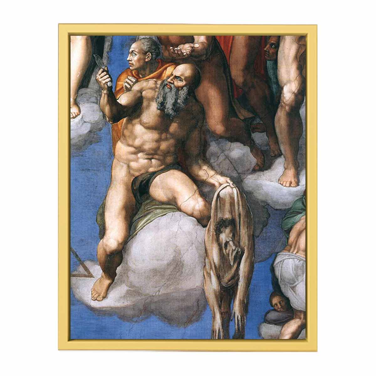 The Last Judgment (detail) By Michelangelo Buonarroti