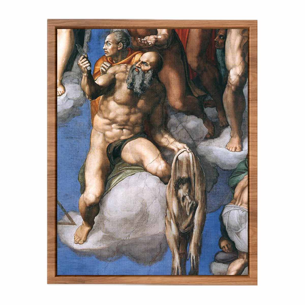 The Last Judgment (detail) By Michelangelo Buonarroti