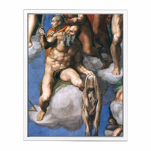 The Last Judgment (detail) By Michelangelo Buonarroti