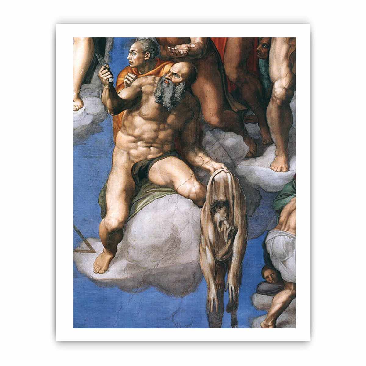 The Last Judgment (detail) By Michelangelo Buonarroti
