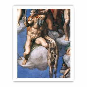 The Last Judgment (detail) By Michelangelo Buonarroti