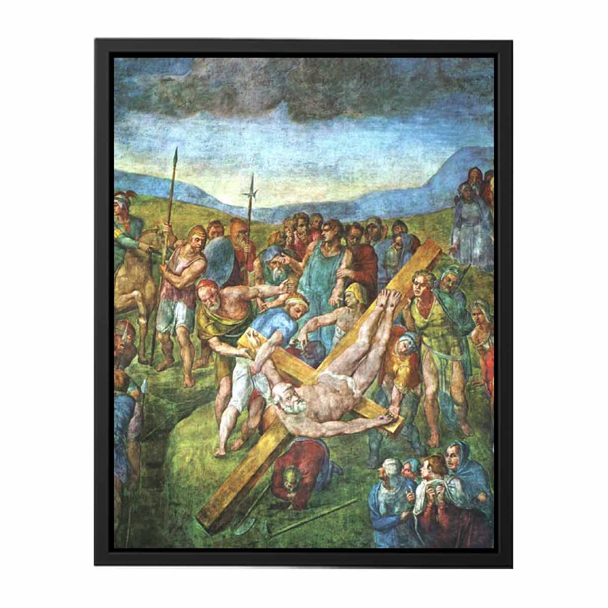 Crucifixion of Saint Peter By Michelangelo Buonarroti