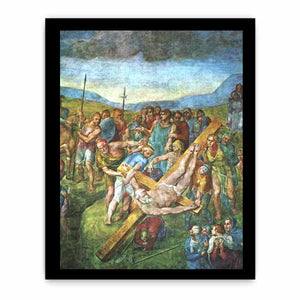 Crucifixion of Saint Peter By Michelangelo Buonarroti