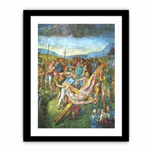 Crucifixion of Saint Peter By Michelangelo Buonarroti