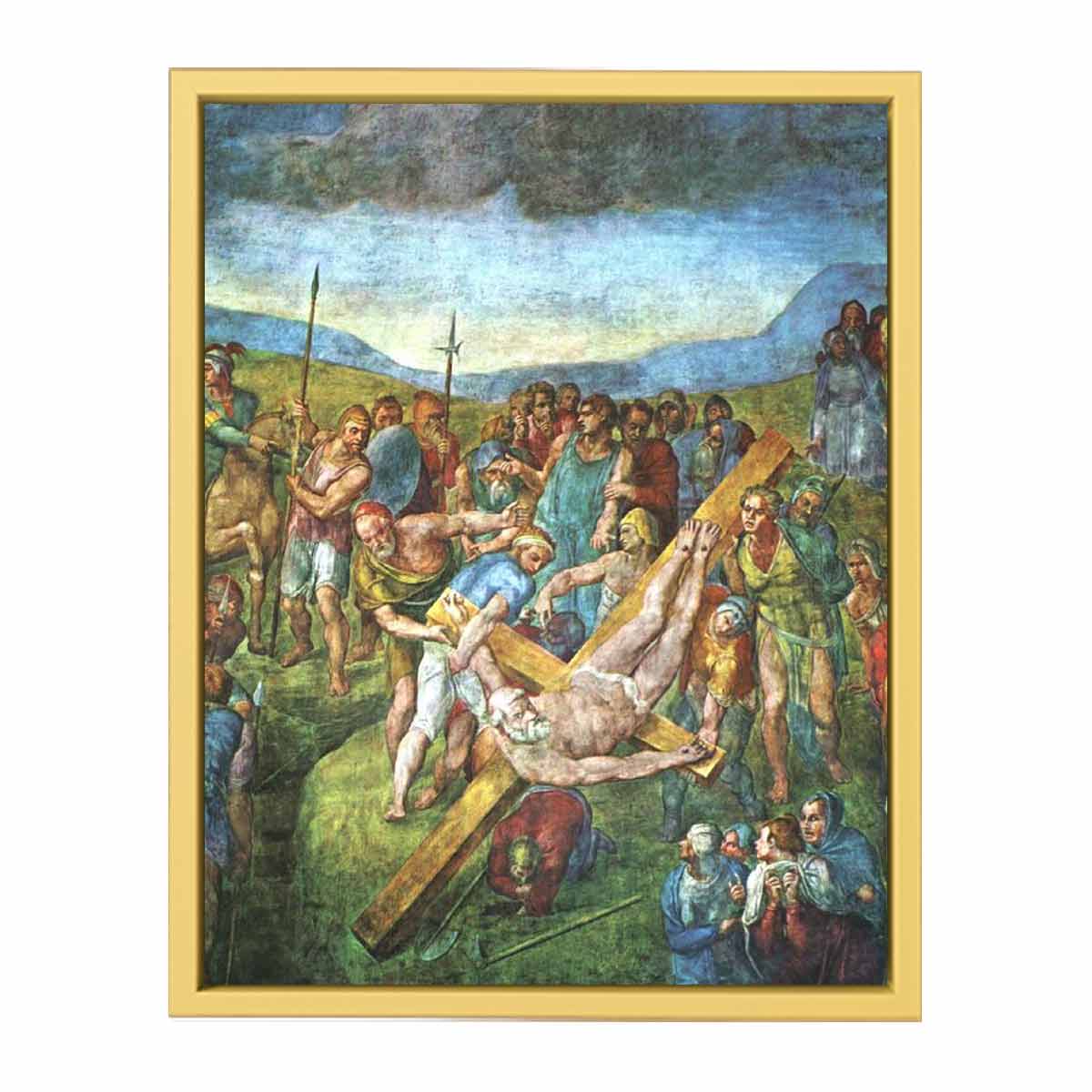 Crucifixion of Saint Peter By Michelangelo Buonarroti