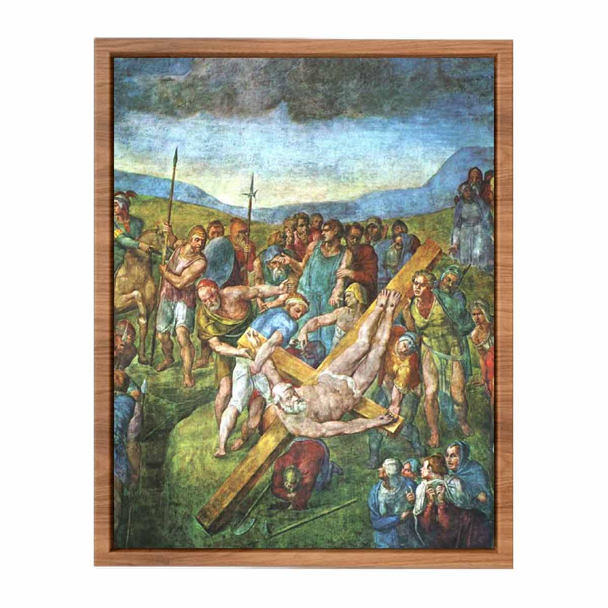 Crucifixion of Saint Peter By Michelangelo Buonarroti