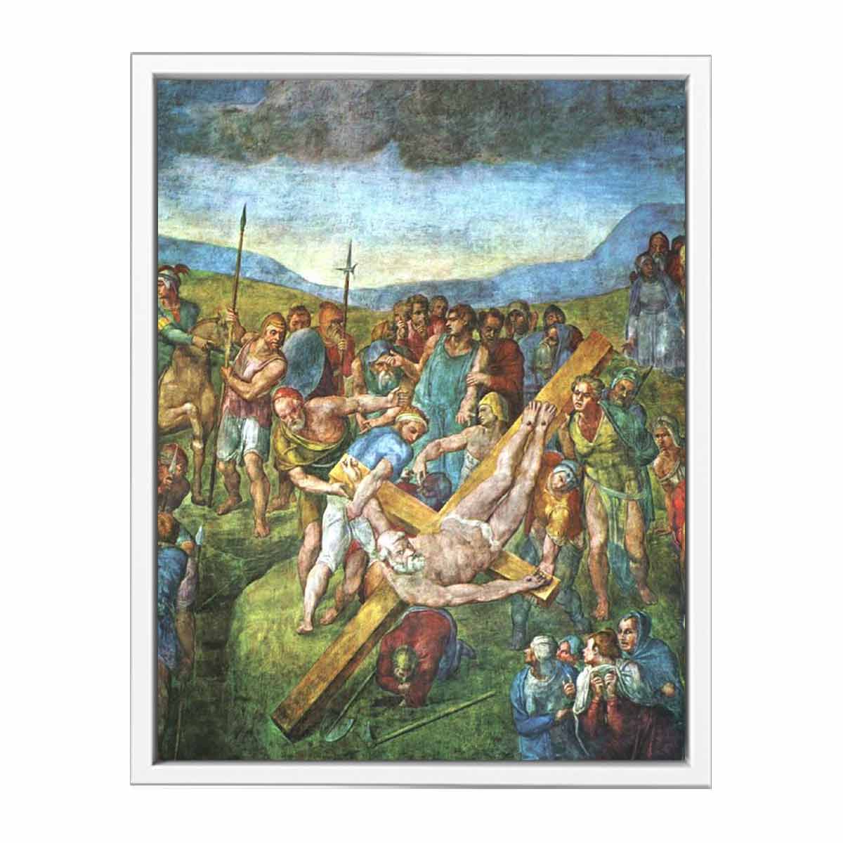 Crucifixion of Saint Peter By Michelangelo Buonarroti