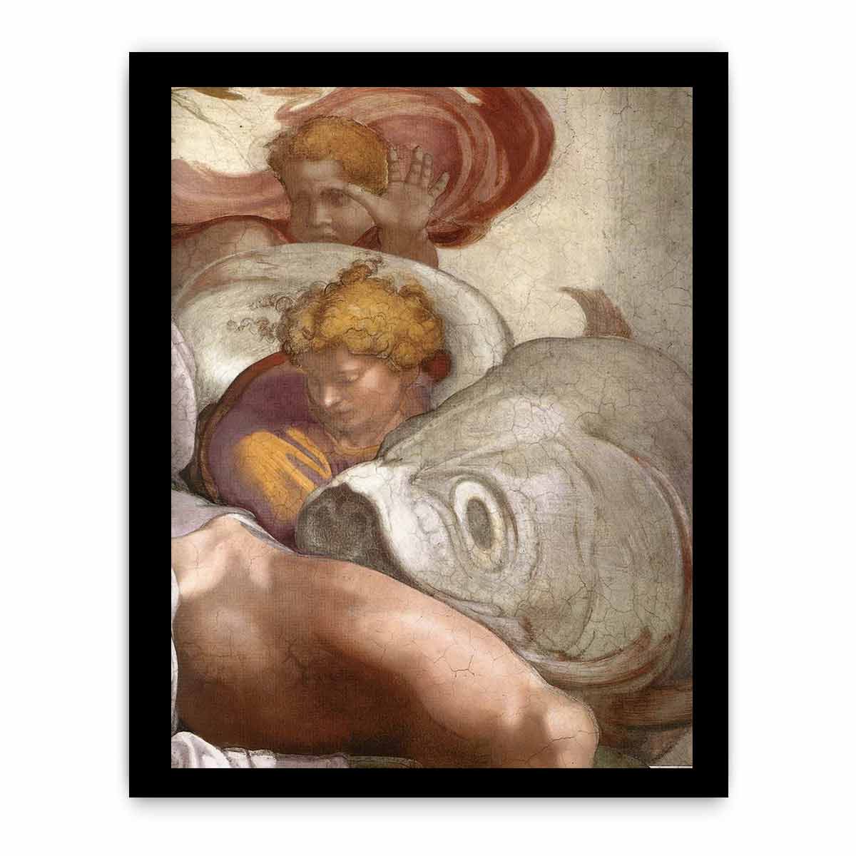 Jonah (detail) By Michelangelo Buonarroti