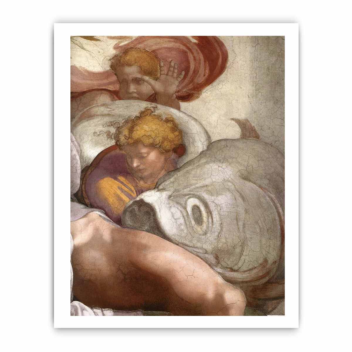 Jonah (detail) By Michelangelo Buonarroti
