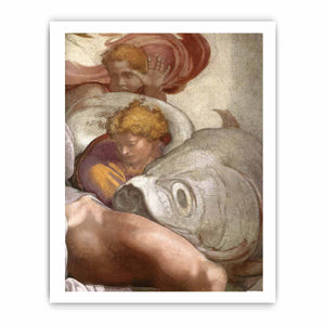 Jonah (detail) By Michelangelo Buonarroti