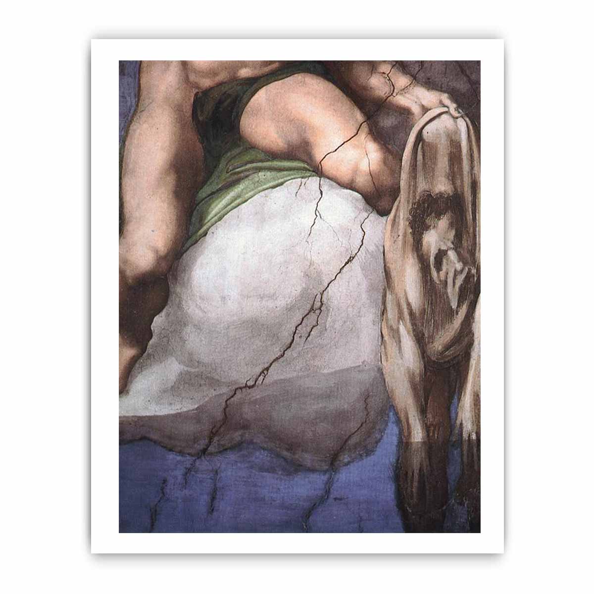 The Last Judgment (detail) By Michelangelo Buonarroti
