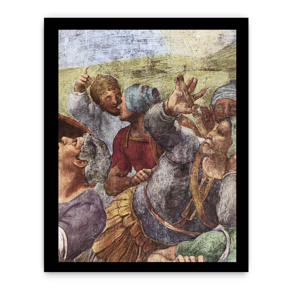 The Conversion of Saul (detail) By Michelangelo Buonarroti
