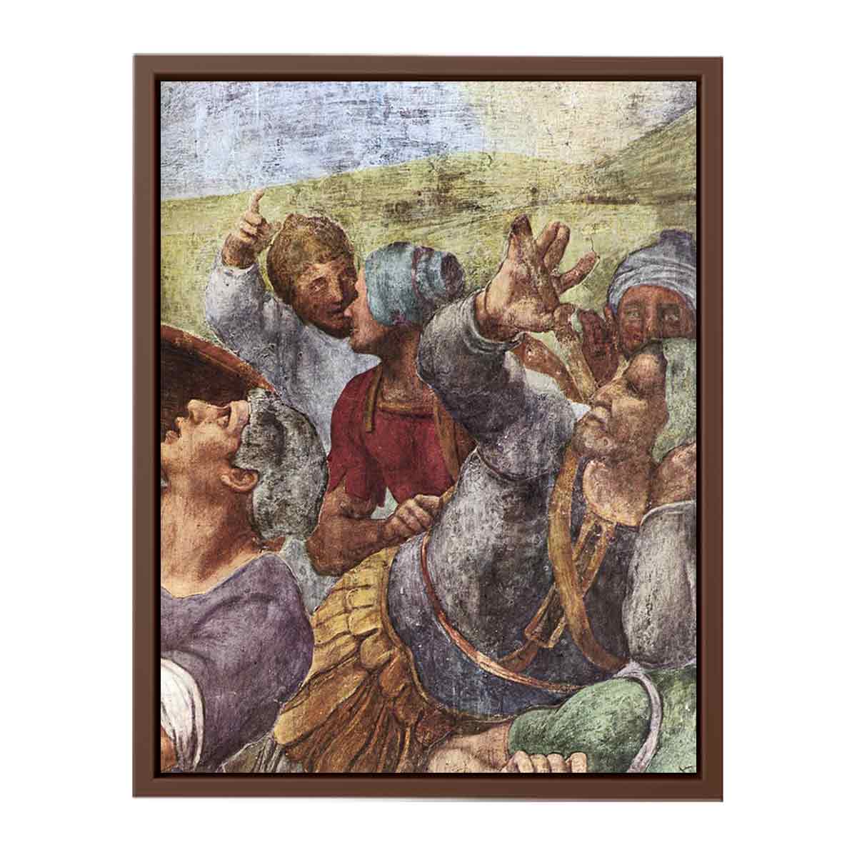 The Conversion of Saul (detail) By Michelangelo Buonarroti