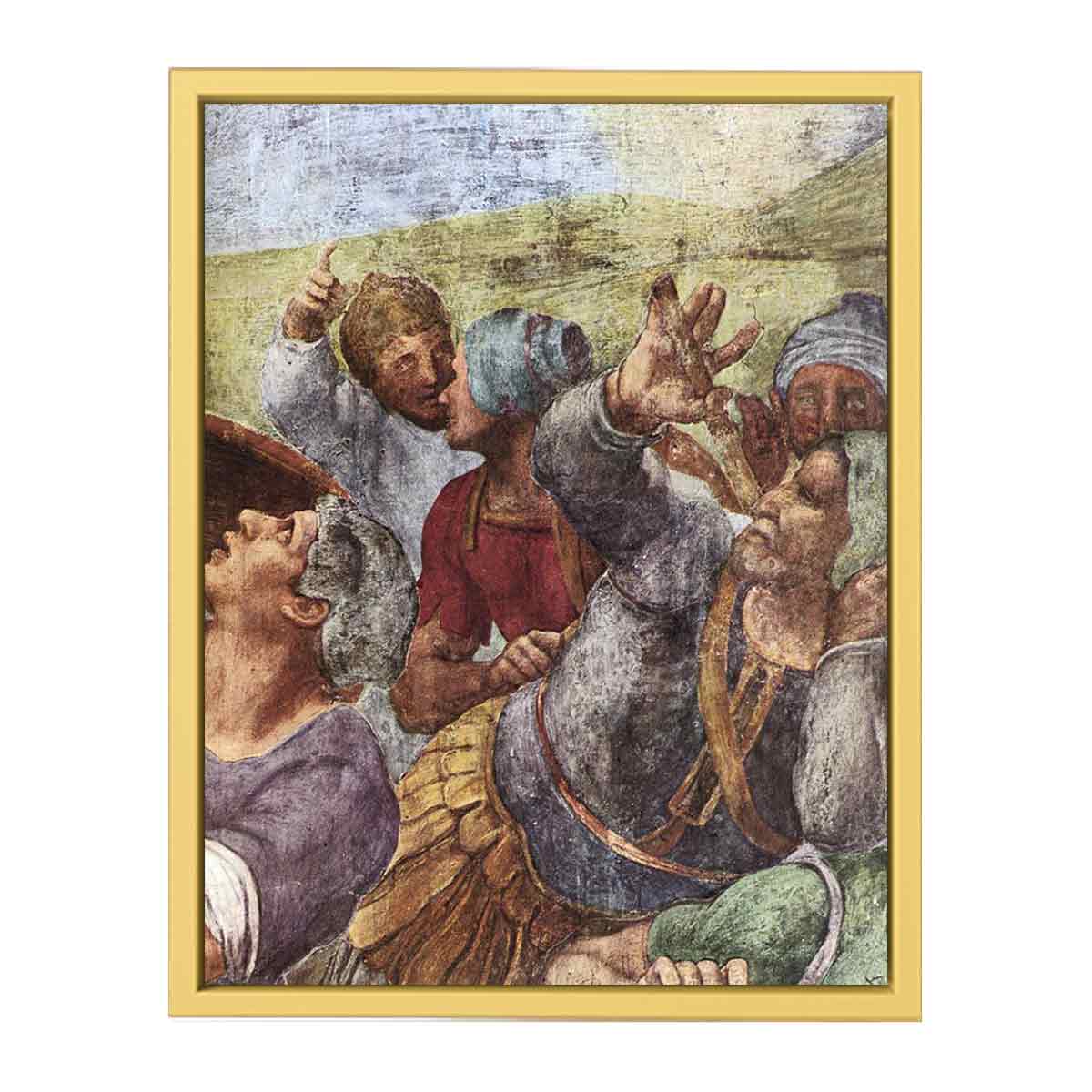 The Conversion of Saul (detail) By Michelangelo Buonarroti