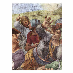The Conversion of Saul (detail) By Michelangelo Buonarroti