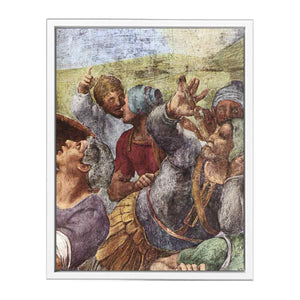 The Conversion of Saul (detail) By Michelangelo Buonarroti