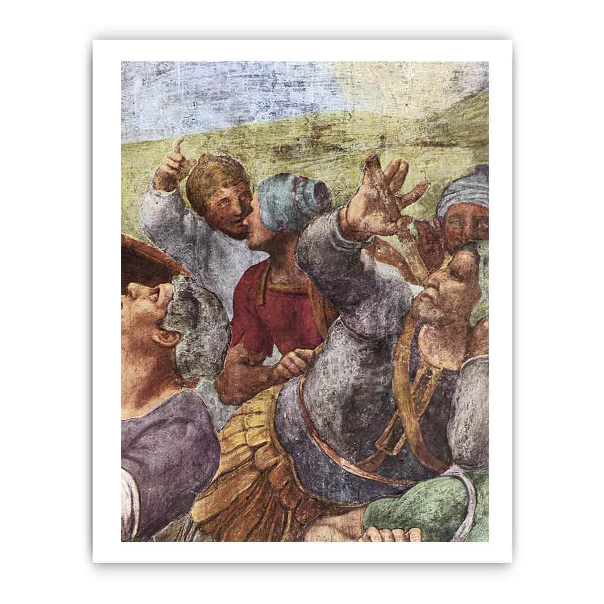 The Conversion of Saul (detail) By Michelangelo Buonarroti