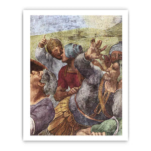 The Conversion of Saul (detail) By Michelangelo Buonarroti