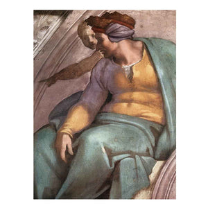 Uzziah - Jotham - Ahaz (detail) By Michelangelo Buonarroti