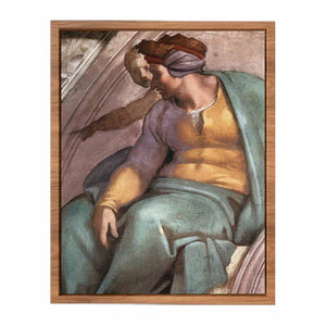 Uzziah - Jotham - Ahaz (detail) By Michelangelo Buonarroti