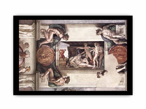 Sistine chapel ceiling: bay 1 By Michelangelo Buonarroti