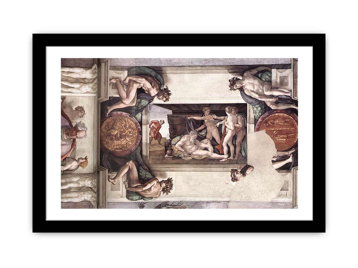Sistine chapel ceiling: bay 1 By Michelangelo Buonarroti