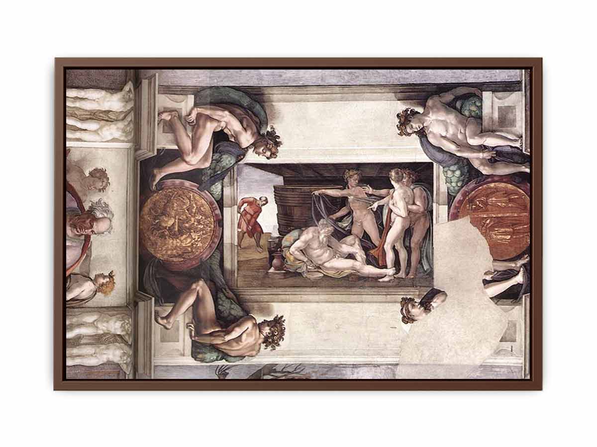 Sistine chapel ceiling: bay 1 By Michelangelo Buonarroti