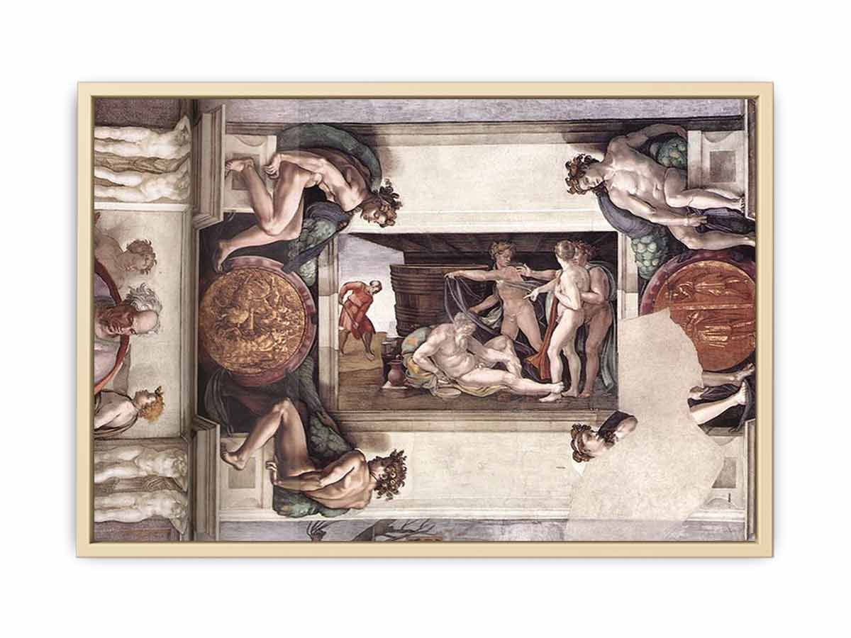 Sistine chapel ceiling: bay 1 By Michelangelo Buonarroti