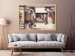 Sistine chapel ceiling: bay 1 By Michelangelo Buonarroti