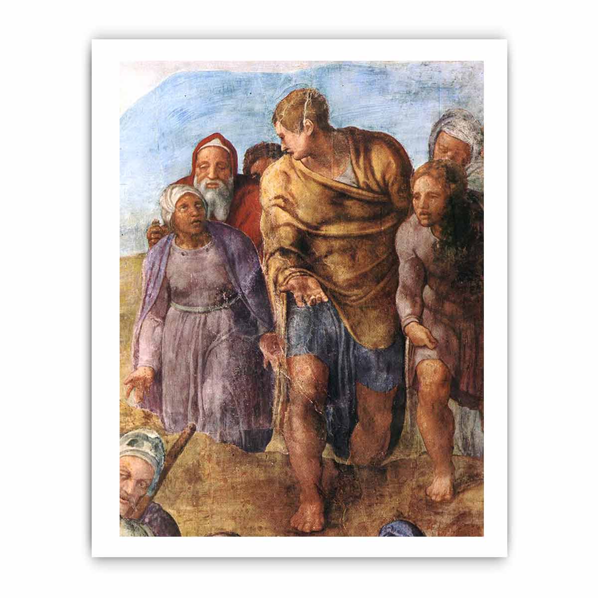 Martyrdom of St Peter (detail) By Michelangelo Buonarroti