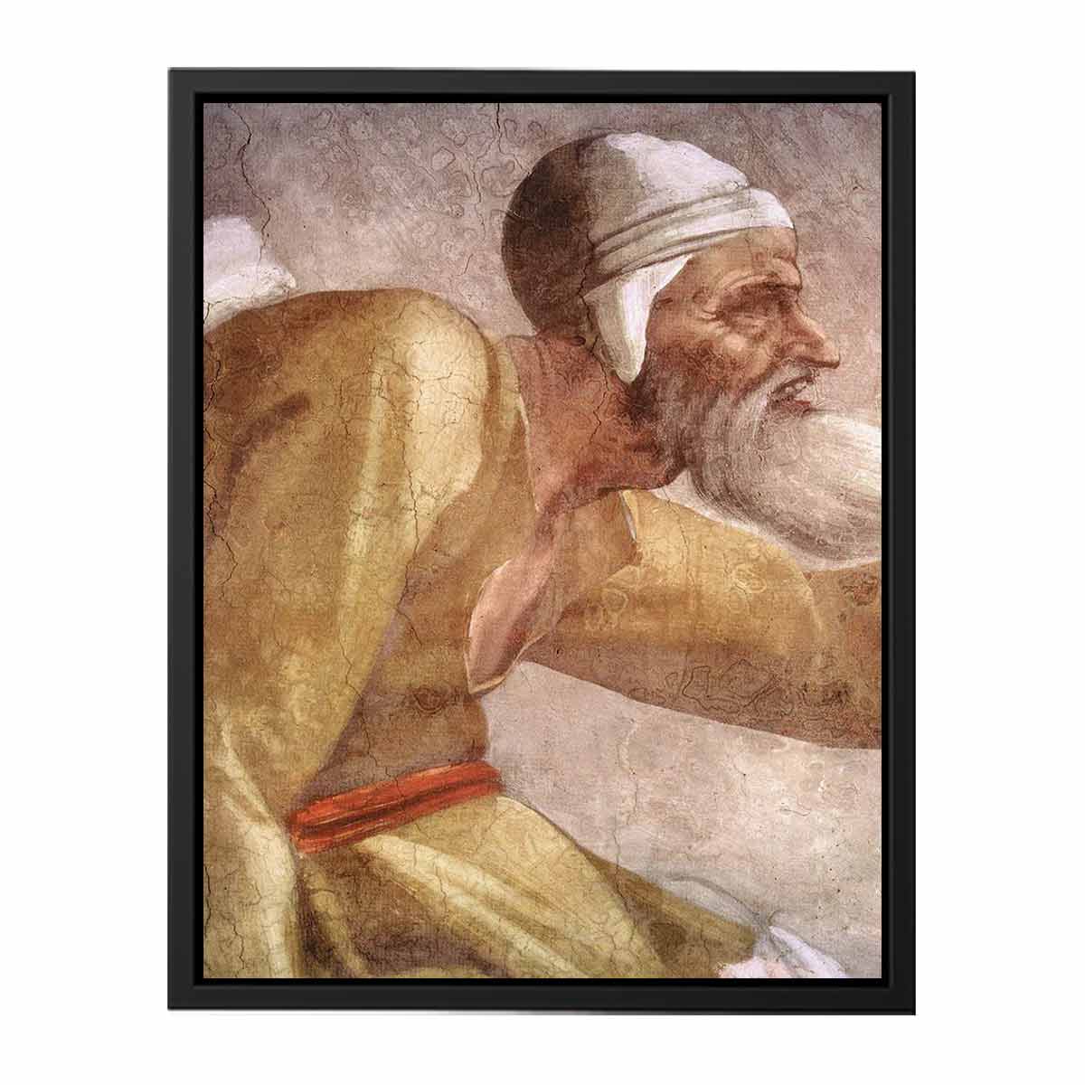 Salmon - Boaz - Obed (detail) By Michelangelo Buonarroti