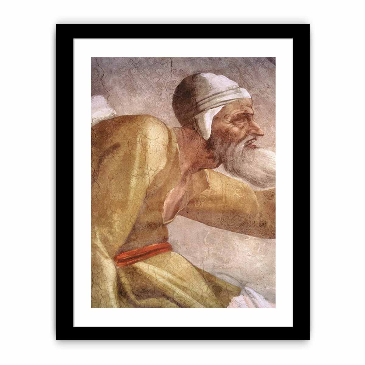 Salmon - Boaz - Obed (detail) By Michelangelo Buonarroti