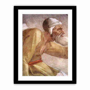 Salmon - Boaz - Obed (detail) By Michelangelo Buonarroti