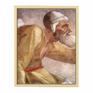 Salmon - Boaz - Obed (detail) By Michelangelo Buonarroti