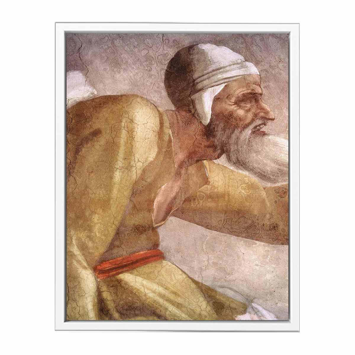 Salmon - Boaz - Obed (detail) By Michelangelo Buonarroti