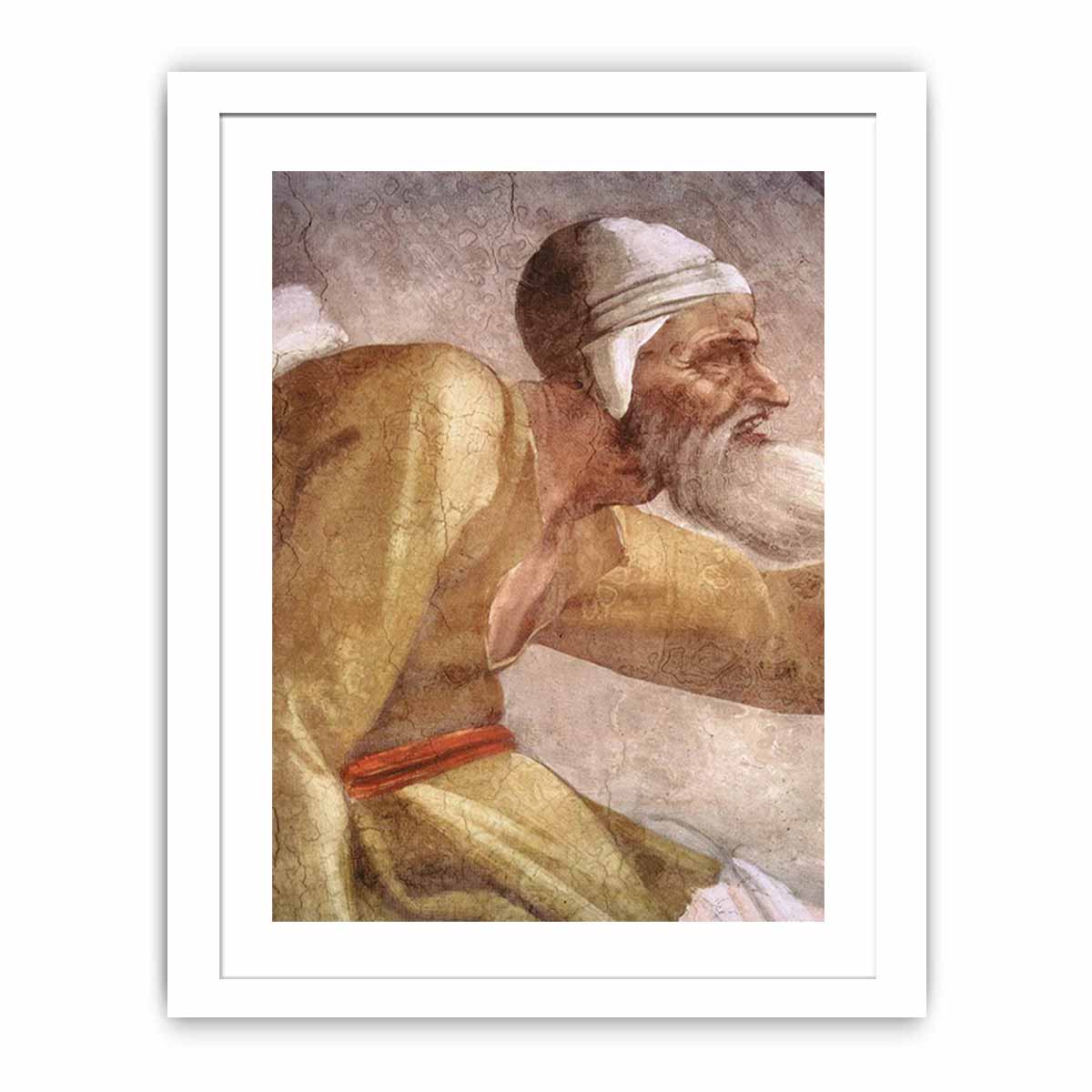 Salmon - Boaz - Obed (detail) By Michelangelo Buonarroti