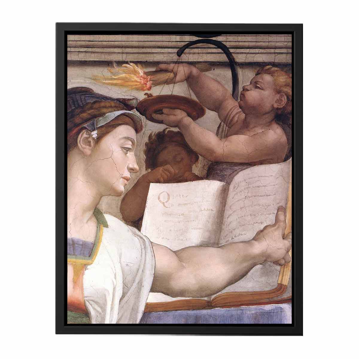 The Erythraean Sibyl (detail) By Michelangelo Buonarroti