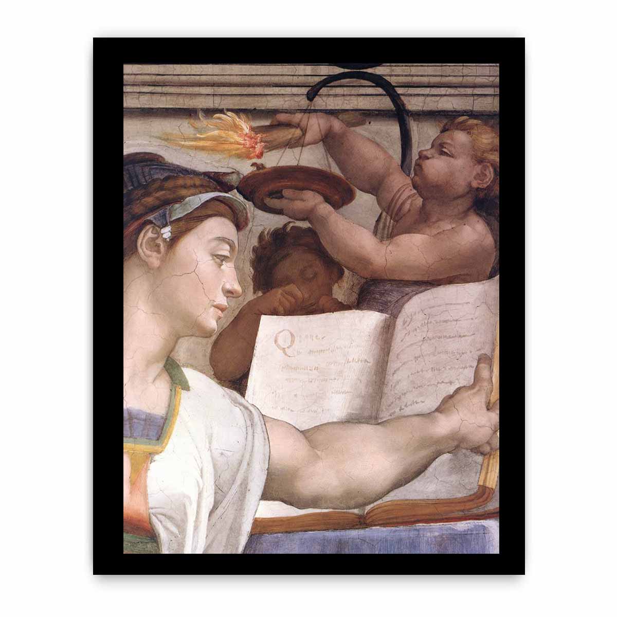 The Erythraean Sibyl (detail) By Michelangelo Buonarroti