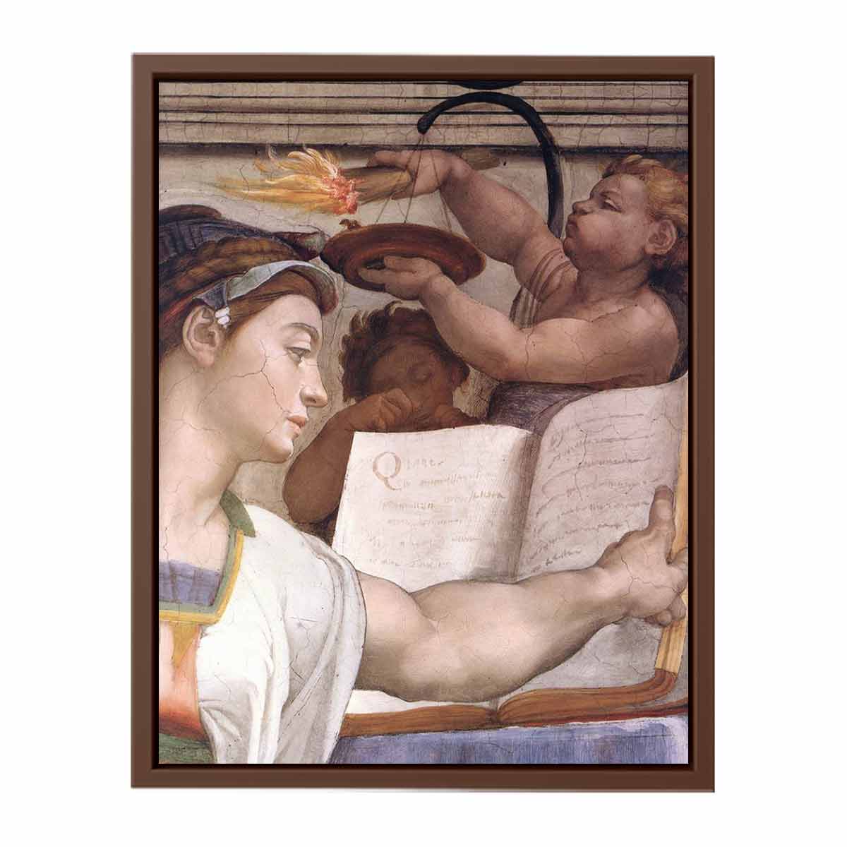 The Erythraean Sibyl (detail) By Michelangelo Buonarroti
