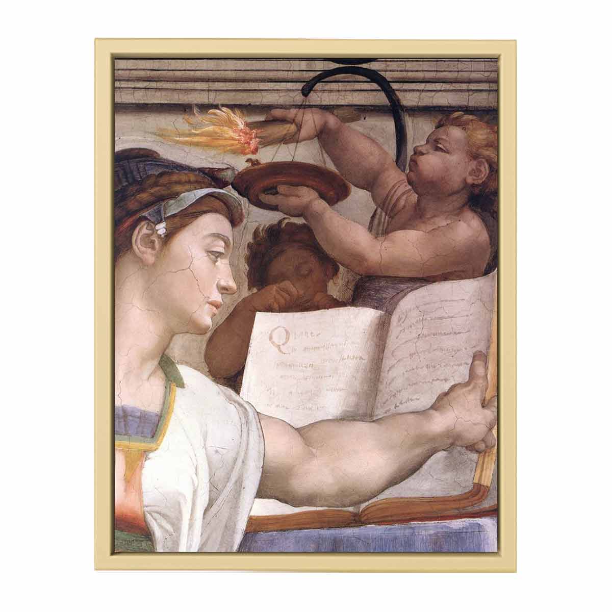 The Erythraean Sibyl (detail) By Michelangelo Buonarroti